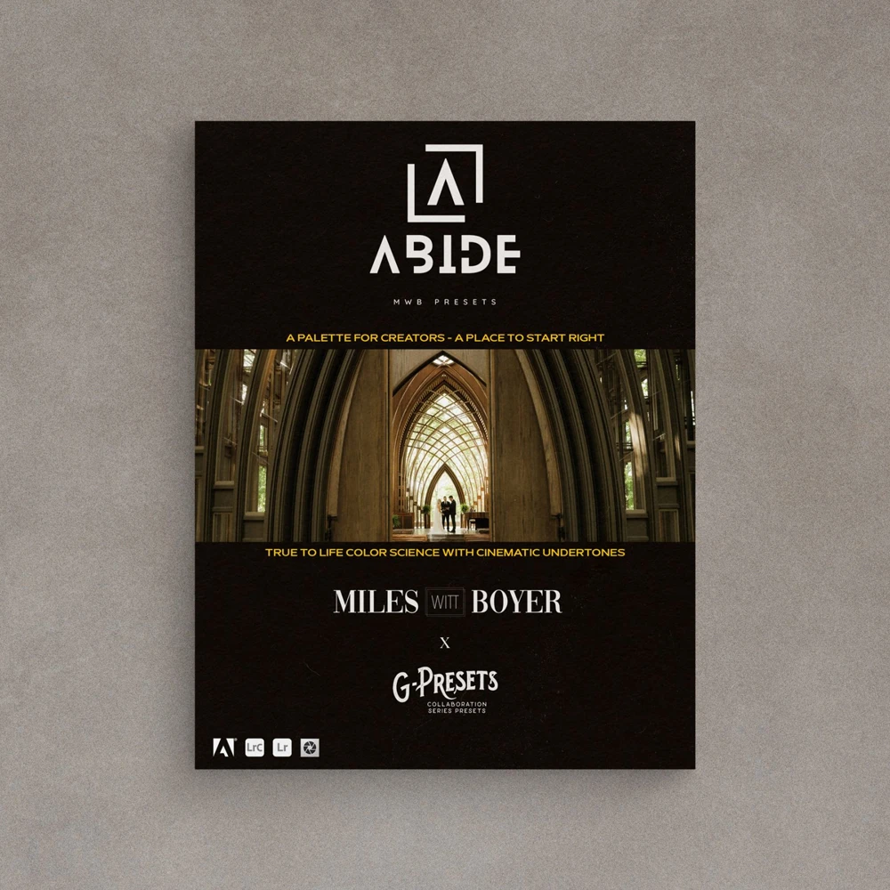 G-Presets Abide by Miles Witt Boyer – Lightroom Presets Collection