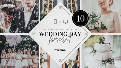 CreativeMarket Wedding Day Lightroom Presets Bundle
