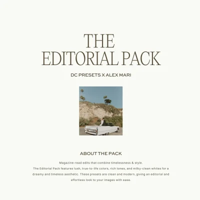 Dawn Charles x Alex Mari The Editorial Pack