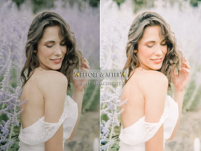 Light and Airy Wedding Him & Her Fine Art Lightroom Presets