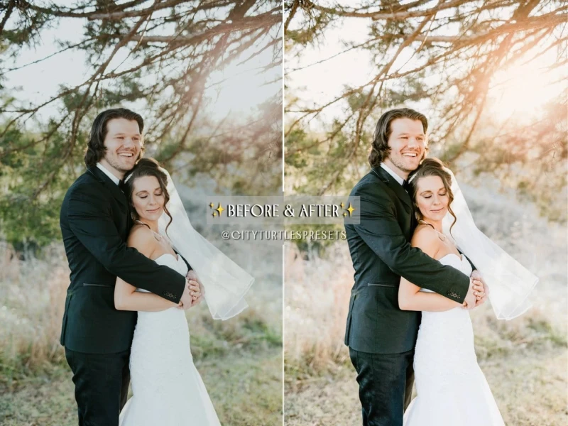 Light and Airy Wedding Him & Her Fine Art Lightroom Presets