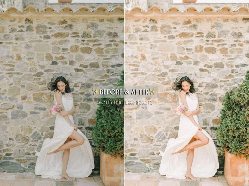 Light and Airy Wedding Him & Her Fine Art Lightroom Presets