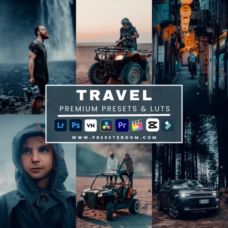 Presetsroom Travel Lightroom Presets + LUTs Collection