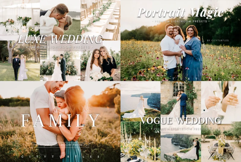 City Turtles Presets Essentials Photography Lightroom Bundle